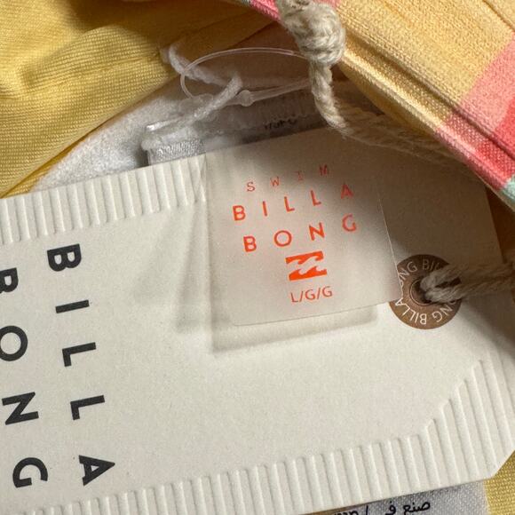 Billabong Large (12) Sunchaser Kenzley Bikini Top Underwire UPF 50 Lined New - Picture 12 of 13